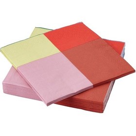 Resim Desenli Peçete, Çok Renkli, 33x33 Cm, 30 Adet A 