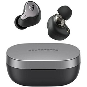 Resim SoundPEATS H1 Hybrid Dual Driver Bluetooth 5.2 TWS Kulak İçi Siyah Bluetooth Kulaklık 