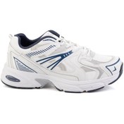 Resim Bambi Beyaz Lacivert Kadın Sneaker K01027060509 