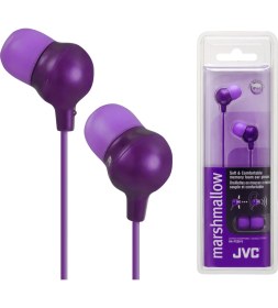 Resim JVC HAF-X30VK MARSHMALLOW Serisi Kulak İçi Mor Renk Kulaklık 