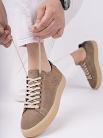 Resim Muggo Midway Bağcıklı Hakiki Deri Erkek Günlük Sneaker Spor Ayakkabı 