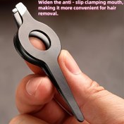 Resim 1 Adet Profesyonel Eğimli Uçlu Cımbız - Boş Saplı, Hassas Kaş Şekillendirme ve Yüz Tüyü Alma Aracı, Ergonomik Tutuş, Kokusuz, Erkekler & Kadınlar için Unisex Bakım Aleti, Şık Metalik Kaplama, Yüksek Kaliteli Metal, Sağlam Yapı, Salon Profesyonelleri İçin 
