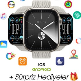 Resim Wearfitpro WEARFİT HK PRO + Akıllı Kol Saati Smart Watch Model:inç 45mm MİNİLED Ekran (GRİ) 