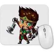 Resim Baskı Dükkanı Chibi Draven By Gamu Chan Mouse Pad 