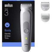 Resim Braun Vücut Tıraş Makinesi Series 3, +3 Aksesuar, Su Geçirmez, BG3530 
