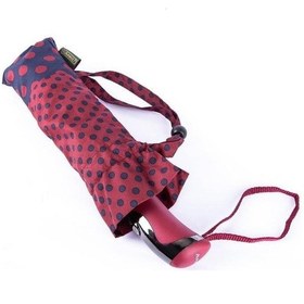 Resim Baginn Snotline Tam Otomatik Kadın Şemsiye Lacivert Puantiyeli Bordo 225l 001 