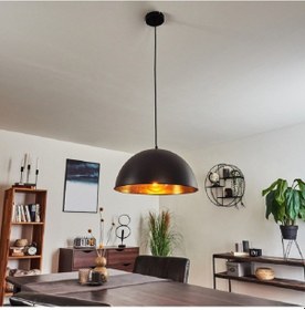 Resim Riolight Retro Tekli Metal Sarkıt Avize Çap: 40Cm (538282803) 