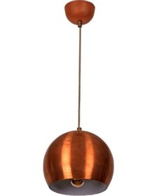 Resim Mylights 20 Lik Metal Glop Bakır Içi Beyaz Sarkıt Retro Rustik 