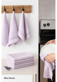 Resim 10 Lu Lüks Bulaşık Kurulama Bezi Ve Mutfak Peçetesi 50x70 Cm Daily Lila Çok Renkli 