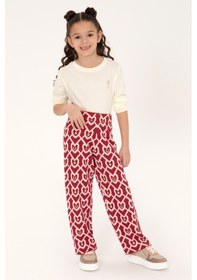 Resim U.s. Polo Assn. Kız Çocuk Pantolon Triko 50316834-vr104 Koyu Frambuaz/dark Raspberry 