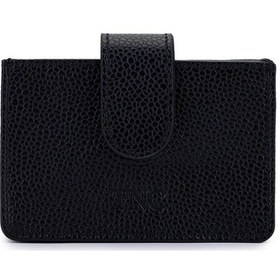 Resim Tamer Tanca Unisex Hakiki Deri Siyah Havyar Kartlık 1148 871 Krtlk Sk25-26 Sıyah Hvyr Siyah 