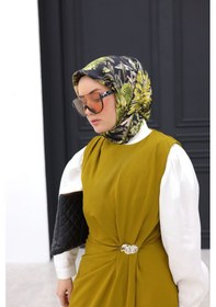 Resim Silk Home Twill İpek Eşarp 11457-23 Siyah, Haki, Sarı, Acı Kahve, Mocha Mousse 