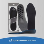Resim Active Team BU01 - 3,5 Cm Boy Uzatıcı | Gizli Topuk Yükseltici, Yastıklamalı Boy Uzatma İç Tabanlık 