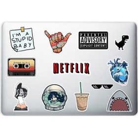 Resim Dekoratif Laptop Notebook Tablet Telefon Sticker Set 02 