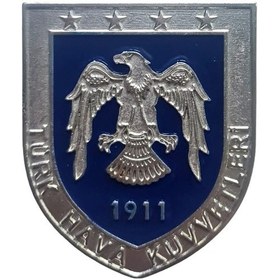 Resim Hava Kuvvetleri Cüzdan Rozeti -Metal Rozet Çok Renkli 