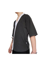Resim Formteks Sushi Şef Kimono Ceketi Çizgili Kırmızı 