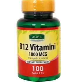 Resim Vitapol Vitamin B12 100 Tablet B12 Vitamini Şubat 2024 