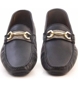 Resim Mocassini Gold Deri Erkek Loafer 60863 