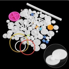 Resim Plastik Dişli Seti Rc Çark Arduino 85 
