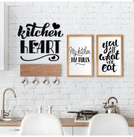 Resim Bk Home Doğal Ahşap Dekoratif Fincan Askılığı Mutfak Konseptli 2’ (551038459) 