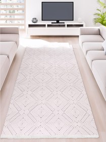 Resim Dekhera Zest Modern Kesme Halı ZS07 Beyaz - 120X180 