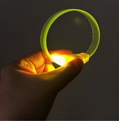 Resim AyrStore 3 Modlu Pilli Led Işıklı Esnek Parti Bilekliği Sarı 