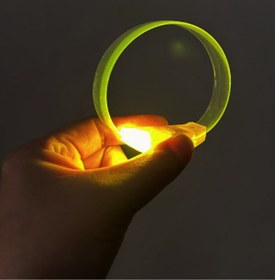 Resim AyrStore 3 Modlu Pilli Led Işıklı Esnek Parti Bilekliği Sarı 