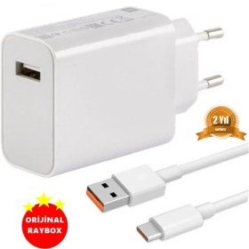 Resim Raybox Xiaomi 33 Watt Fast Qualcomm Turbo Hızlı %100 Orjinal Mi Şarj Aleti Xiaomi 33W Şarj 
