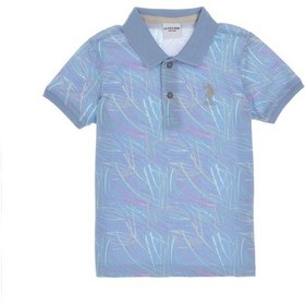 Resim U.s. Polo Assn. Erkek Çocuk Polo T-shirt 2103690 Mavi 