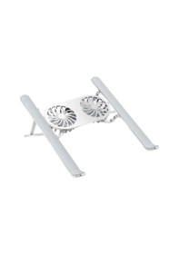 Resim Powermaster Soğutucu Stand Çift Fanlı Laptop Notebook Soğutucu 26x12.3 Cm 