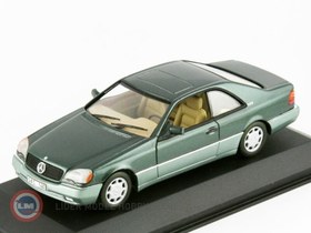 Resim 1:43 Minichamps 1992 Mercedes Benz 600 SEC - MALACHIT GREEN 