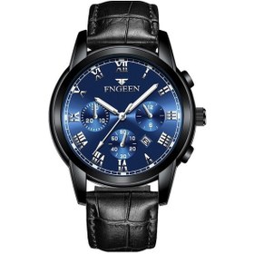 Resim Sones Bınbond B5552 Aydınlık Çok Fonksiyonlu İş Takvimi Kuvars Saat Kadın - Altın Arası - Mavi 