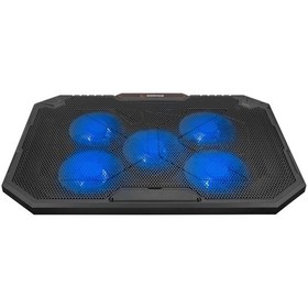 Resim Rampage AD-RC15 Spear 15" - 17" 5 Fanlı RGB Işıklı Gaming Laptop Soğutucu 