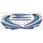 Resim Yamaha Ybr 125 2010 Mavi Sticker Set Modifiye