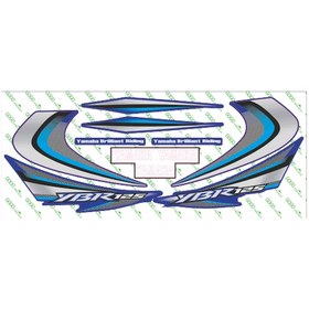 Resim Yamaha Ybr 125 2010 Mavi Sticker Set 