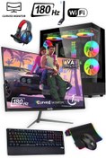Resim IZOLY Ventus 508 X Ryzen 5 5500 32gb 1tb M.2 Nvme Rtx 3060 8gb 24" 180 Hz Oyuncu Masaüstü Bilgisayarı 