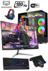 Resim IZOLY Ventus 508 X Ryzen 5 5500 32gb 1tb M.2 Nvme Rtx 3060 8gb 24" 180 Hz Oyuncu Masaüstü Bilgisayarı 