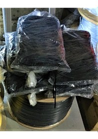 Resim Galipoglu Pvc/PP Kaplı İnce Kablo Bağlama Teli 10 Cm'lik, Siyah 500 Gram/Adet 