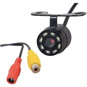 Resim point marketing Araba Geri Görüş Kamerası 8 Ir Ledli Uyumlu Gece Görüşlü Çift Aparatlı Mesafeli 