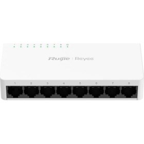 Resim Ruijie Reyee Rg-es08f 8-port 10/100 Mbps Tak Çalıştır Plastik Kasa Switch 