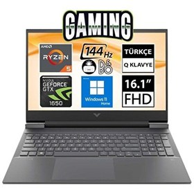 Resim HP Victus 16-E0035NT 793K4EA08 Dahili Ekran Kartı Nvidia GeForce GTX 1650 5600H 32 GB DDR4 1 TB + 512 GB 16.1 inç Full HD w11pro/home Notebook Dizüstü Bilgisayar 
