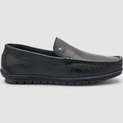 Resim Cabani %100 Hakiki Deri Siyah Erkek Günlük Ayakkabı Siyah 