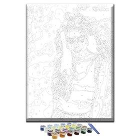 Resim Kişiye Özel Sayılarla Boyama Seti - Fotoğrafından Sayılarla Boyama Seti - 40x50 