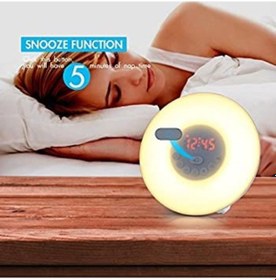 Resim Bioxo Wake-Up Ayarlanabilir 6 Renkli Gece Lambası/Fm Radio/Alarml 