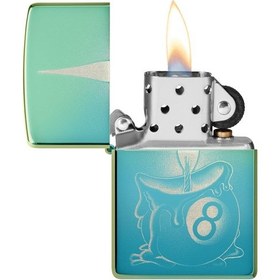Resim Zippo 49191 Eight Ball Tattoo Design Çakmak 48615-103470 6-2 