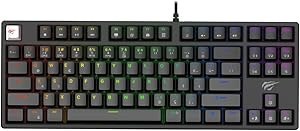 Resim Havit Gamenote KB890L Türkçe Q Mekanik Oyuncu Klavyesi - SİYAH 