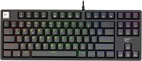 Resim Havit Gamenote KB890L Türkçe Q Mekanik Oyuncu Klavyesi - SİYAH 