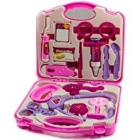 Resim Pembe Çantalı Doktor Seti 