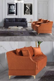 Resim Eymense Almoda Çekyatlı Koltuk Takımı 3 3 1 1 