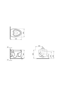 Resim Bocchi Etna Asma Klozet Ve Kapak Kırmızı 1116-019-0128 Parlak Kırmızı 